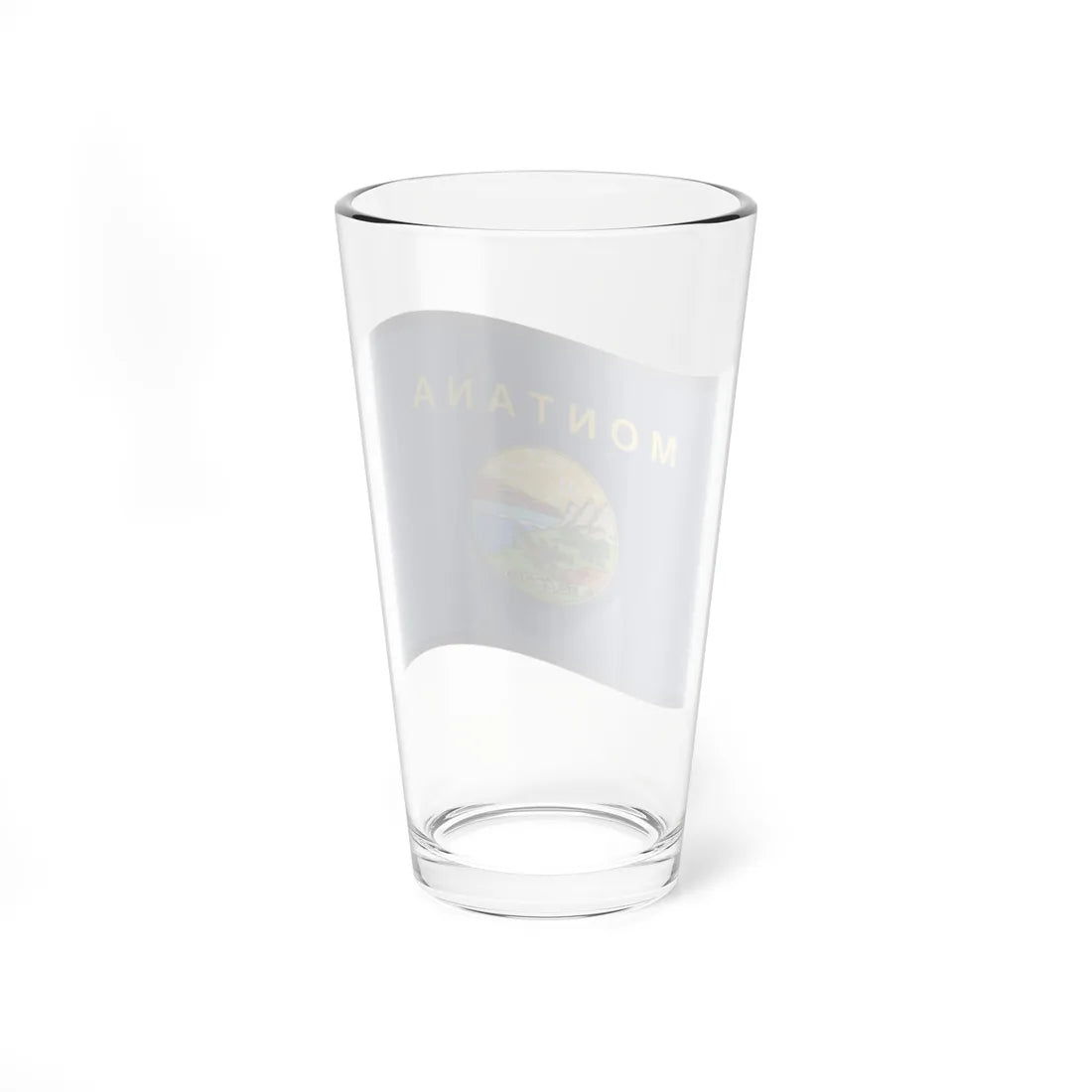 Nuvola Montana flag (United States) Pint Glass 16oz - Go Mug Yourself