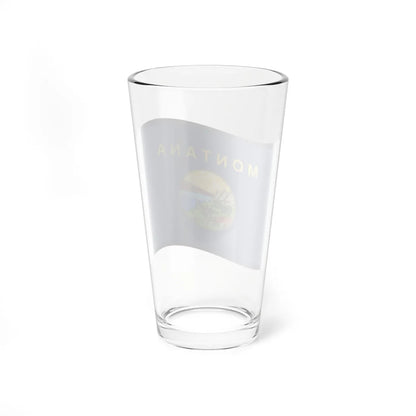 Nuvola Montana flag (United States) Pint Glass 16oz - Go Mug Yourself