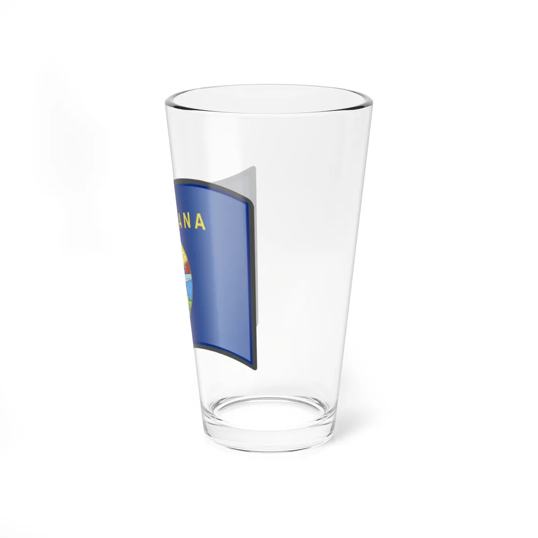 Nuvola Montana flag (United States) Pint Glass 16oz - Go Mug Yourself