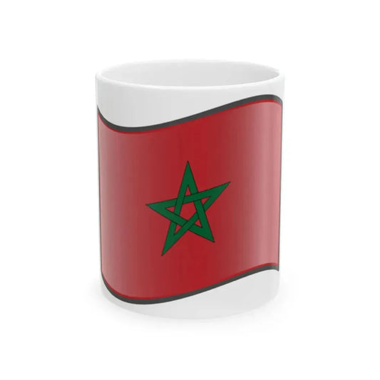 Nuvola Moroccan flag (Morocco) White Coffee Mug 11oz - Go Mug Yourself