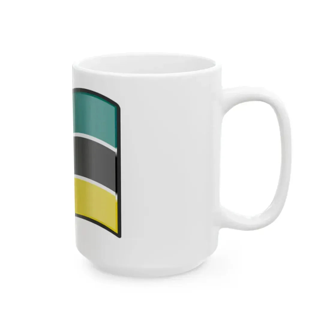 Nuvola Mozambican flag (Mozambique) White Coffee Mug - Go Mug Yourself