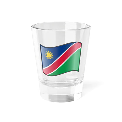 Nuvola Namibian flag (Namibia) Shot Glass 1.5oz 1.5oz - Go Mug Yourself