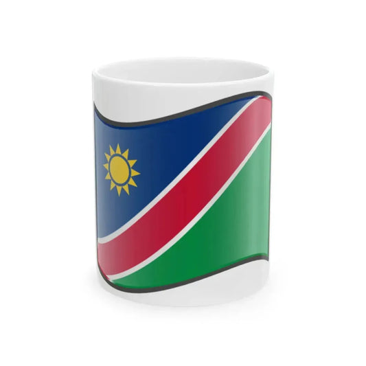 Nuvola Namibian flag (Namibia) White Coffee Mug 11oz - Go Mug Yourself