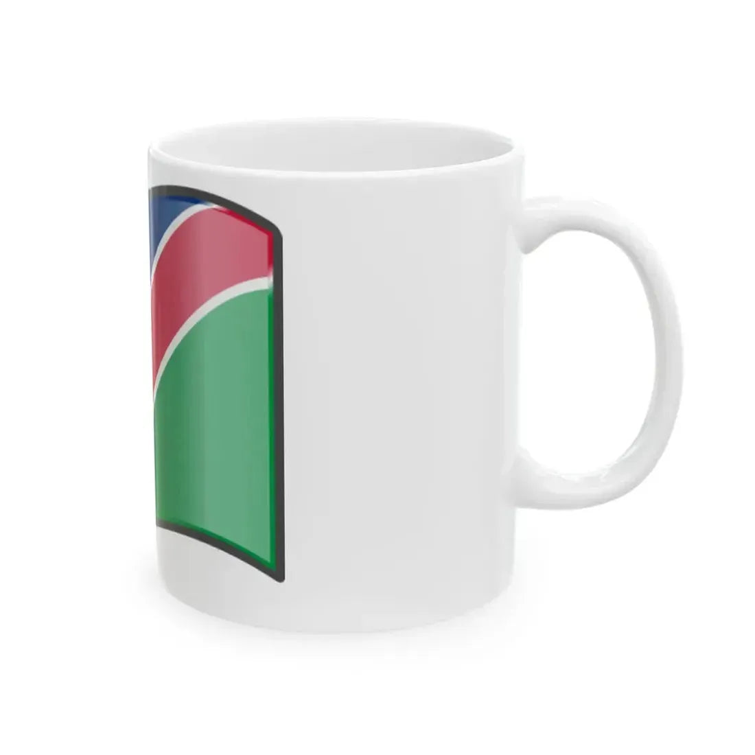 Nuvola Namibian flag (Namibia) White Coffee Mug - Go Mug Yourself
