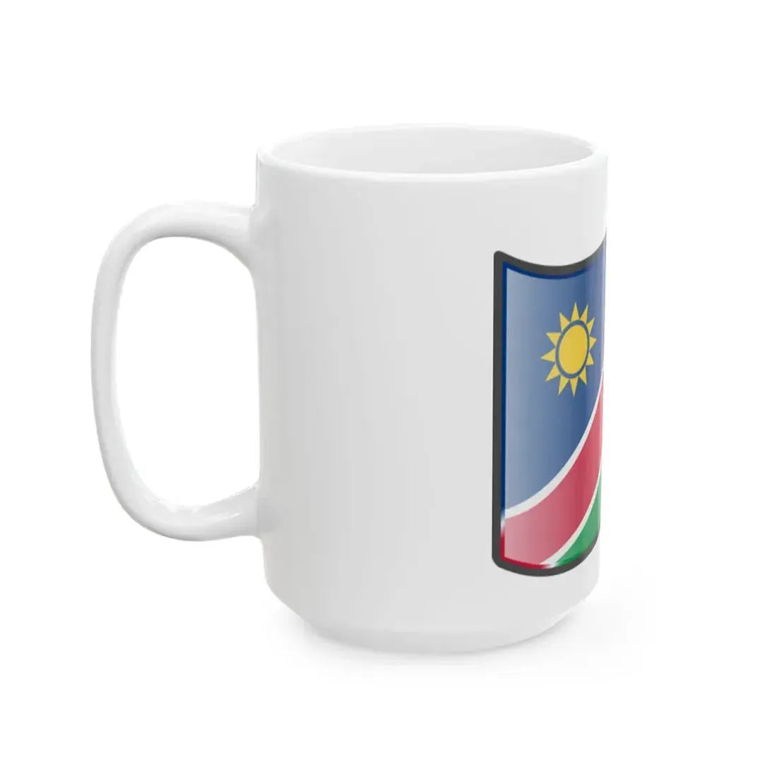 Nuvola Namibian flag (Namibia) White Coffee Mug - Go Mug Yourself