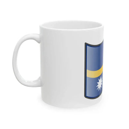 Nuvola Nauru flag (Nauru) White Coffee Mug - Go Mug Yourself