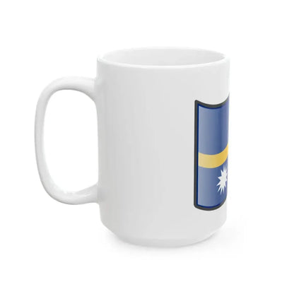 Nuvola Nauru flag (Nauru) White Coffee Mug - Go Mug Yourself