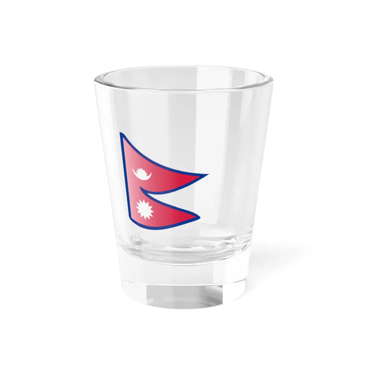 Nuvola Nepal flag (Nepal) Shot Glass 1.5oz 1.5oz - Go Mug Yourself