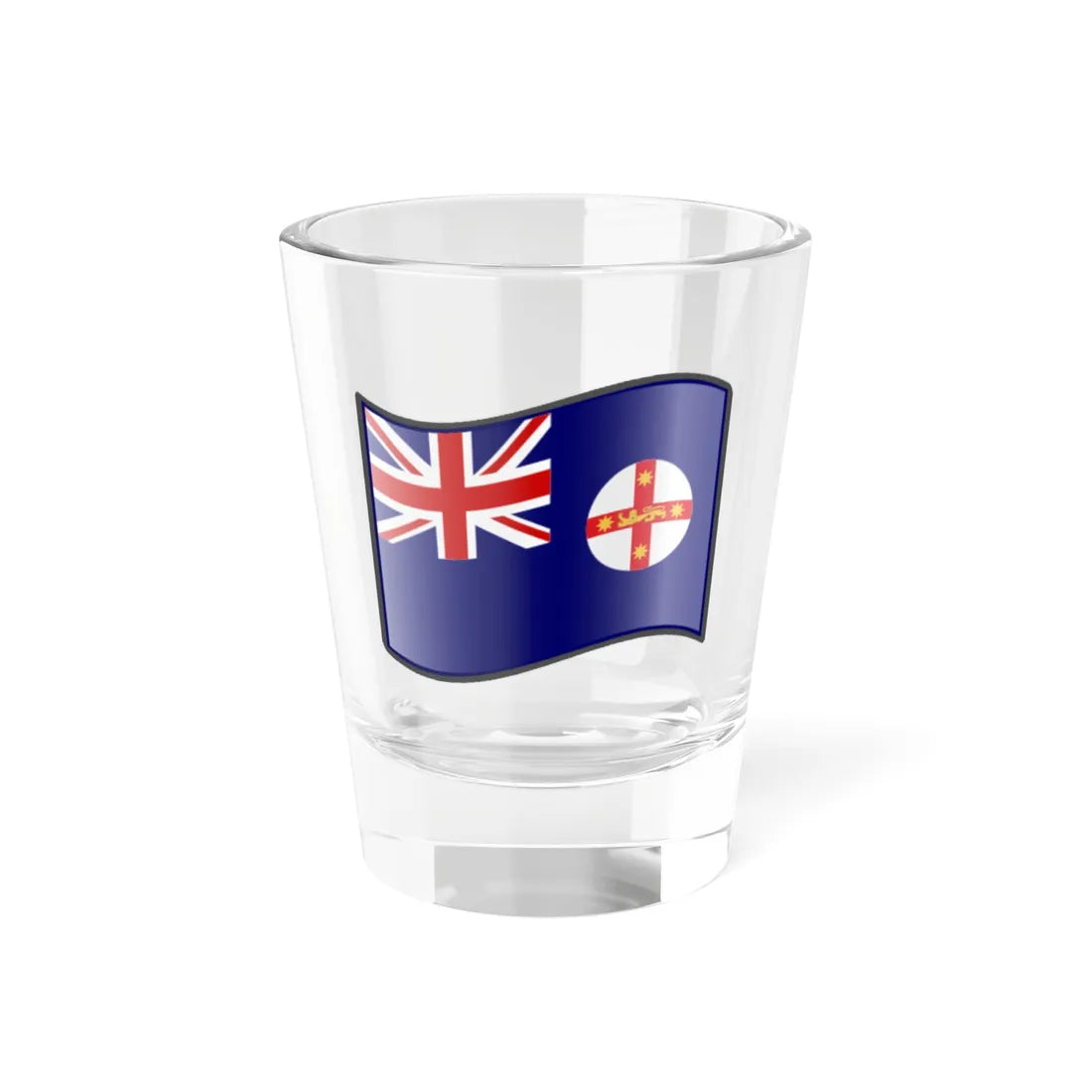 Nuvola New South Wales flag (Australia) Shot Glass 1.5oz 1.5oz - Go Mug Yourself