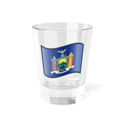 Nuvola New York flag 1909-2020 (United States) Shot Glass 1.5oz 1.5oz - Go Mug Yourself