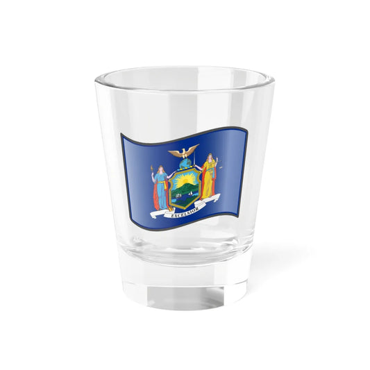 Nuvola New York flag 1909-2020 (United States) Shot Glass 1.5oz 1.5oz - Go Mug Yourself