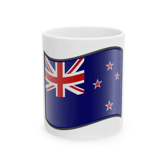 Nuvola New Zealand flag (New Zealand) White Coffee Mug 11oz - Go Mug Yourself
