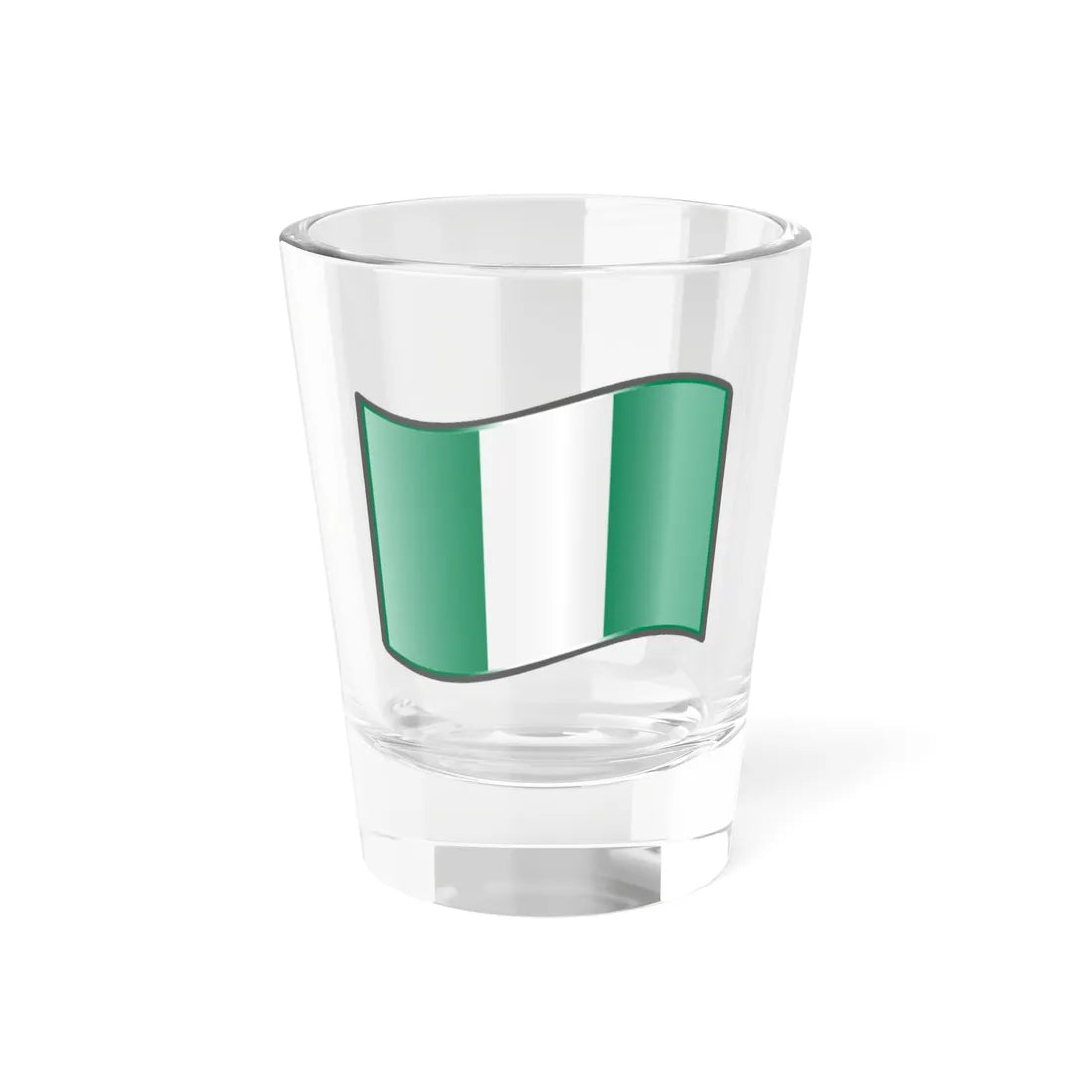 Nuvola Nigerian flag (Niger) Shot Glass 1.5oz 1.5oz - Go Mug Yourself