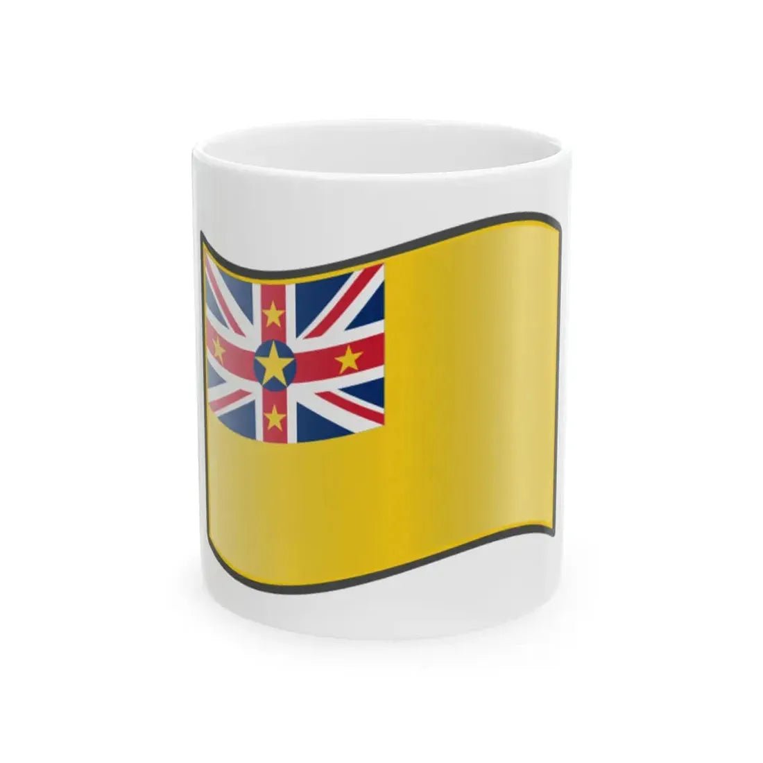 Nuvola Niuean flag (New Zealand) White Coffee Mug 11oz - Go Mug Yourself