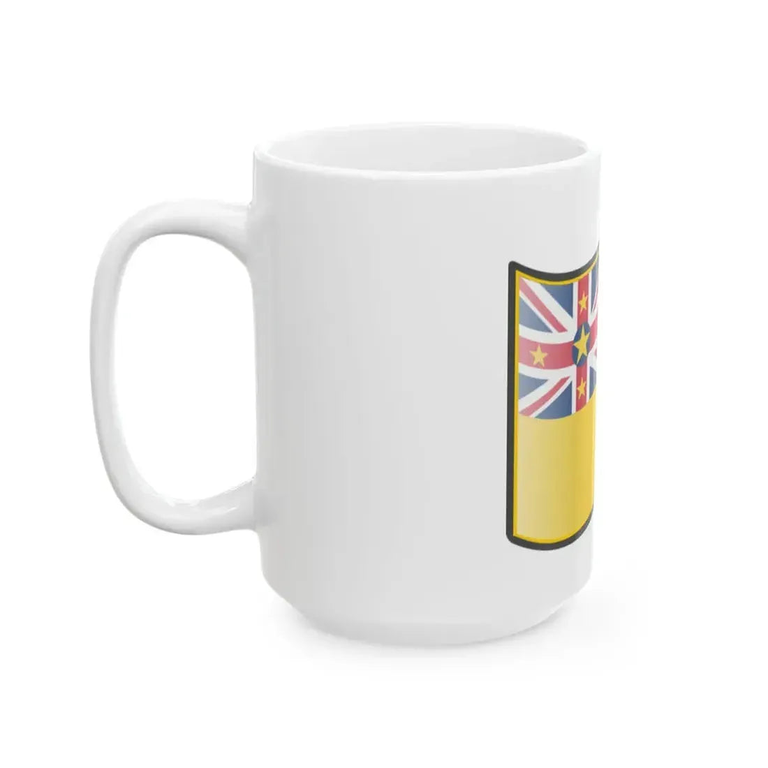 Nuvola Niuean flag (New Zealand) White Coffee Mug - Go Mug Yourself