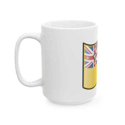Nuvola Niuean flag (New Zealand) White Coffee Mug - Go Mug Yourself