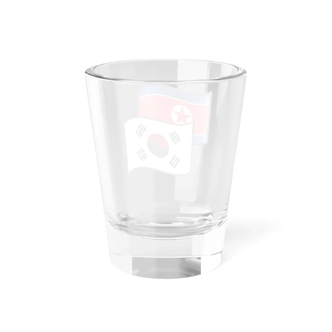 Nuvola North and South Korean flags (Korea) Shot Glass 1.5oz - Go Mug Yourself