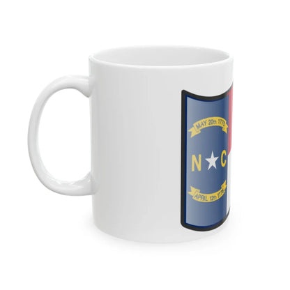 Nuvola North Carolina flag (United States) White Coffee Mug - Go Mug Yourself