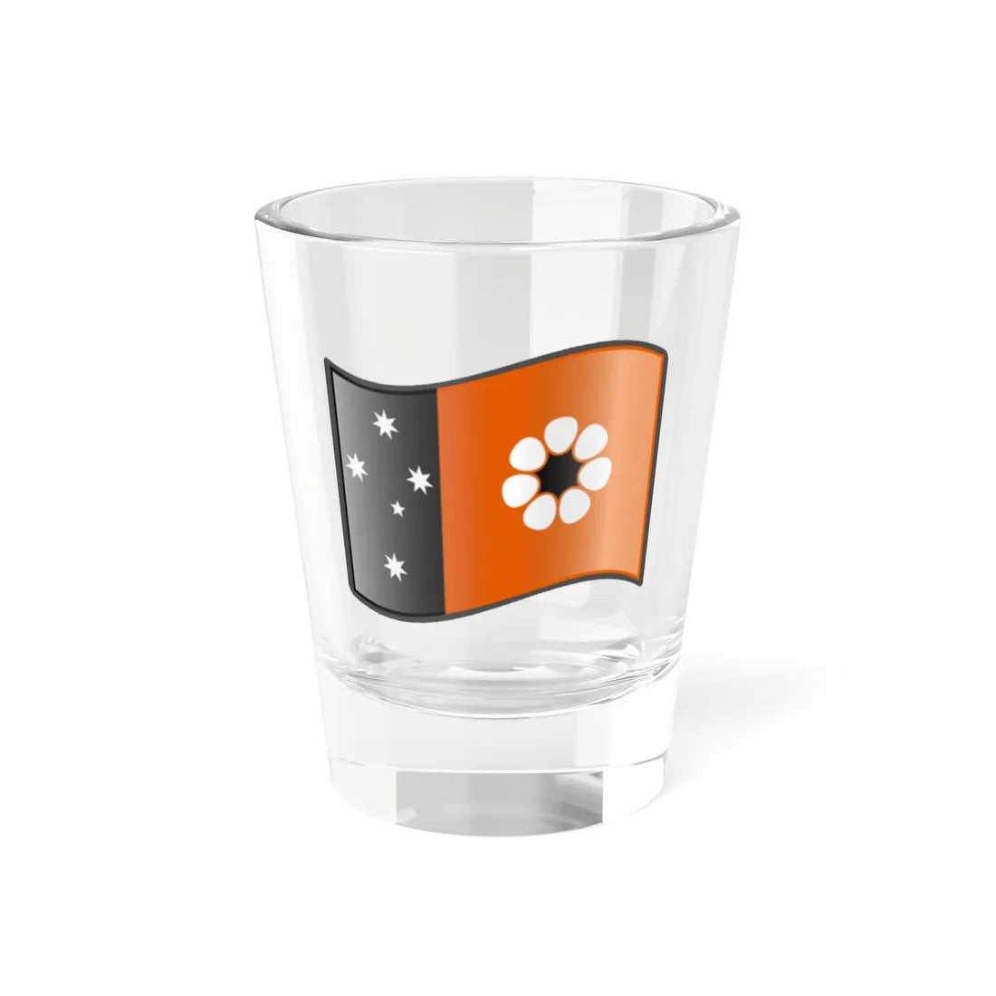 Nuvola Northern Territory flag (Australia) Shot Glass 1.5oz 1.5oz - Go Mug Yourself