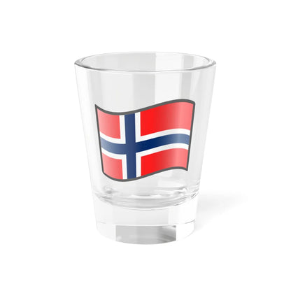 Nuvola Norwegian flag (Norway) Shot Glass 1.5oz 1.5oz - Go Mug Yourself