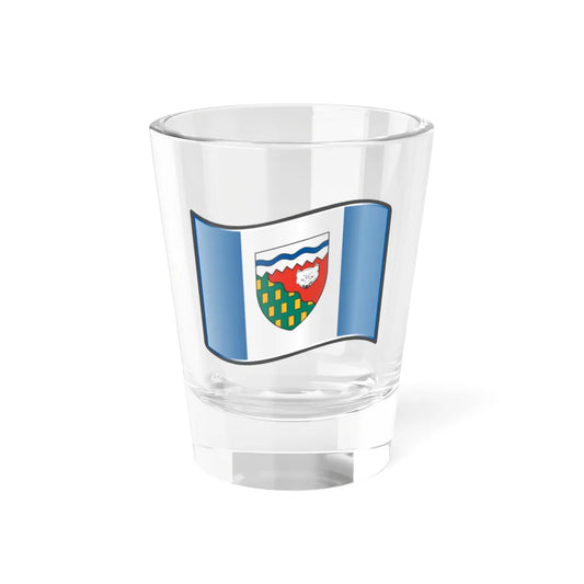 Nuvola NWT flag (Canada) Shot Glass 1.5oz 1.5oz - Go Mug Yourself