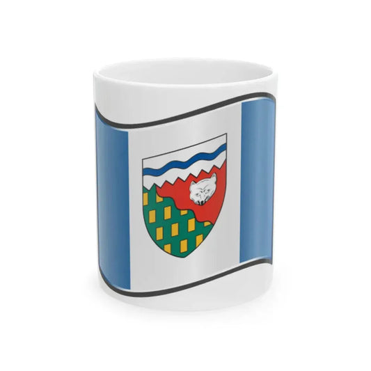 Nuvola NWT flag (Canada) White Coffee Mug 11oz - Go Mug Yourself