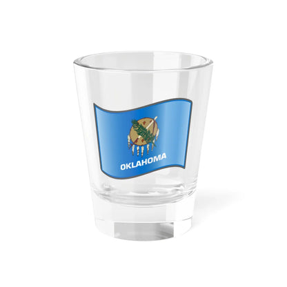 Nuvola Oklahoma flag (United States) Shot Glass 1.5oz 1.5oz - Go Mug Yourself