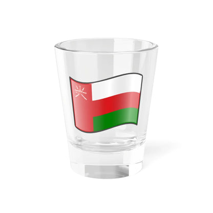 Nuvola Oman flag (Oman) Shot Glass 1.5oz 1.5oz - Go Mug Yourself