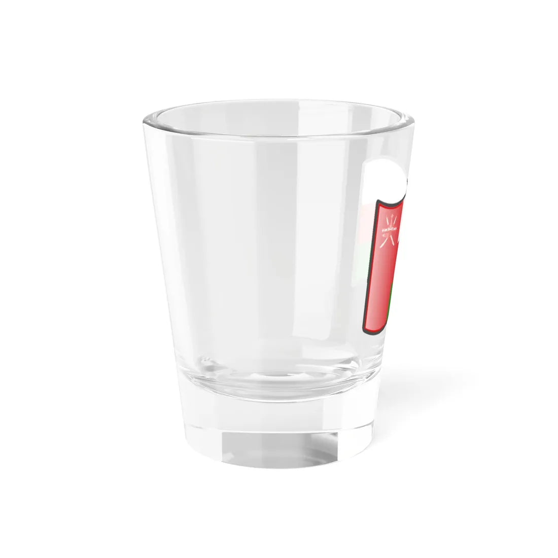 Nuvola Oman flag (Oman) Shot Glass 1.5oz - Go Mug Yourself