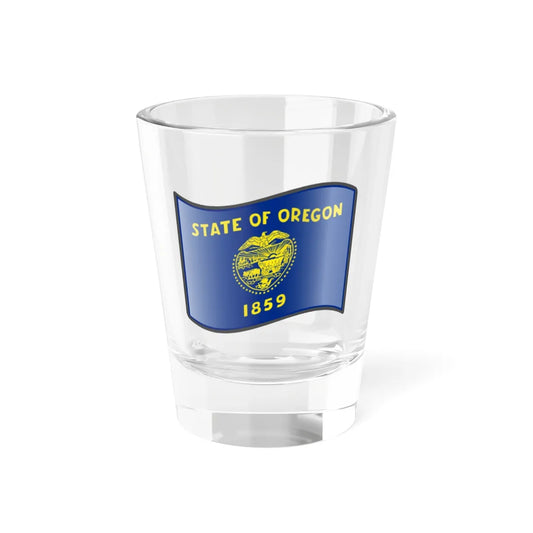 Nuvola Oregon flag (United States) Shot Glass 1.5oz 1.5oz - Go Mug Yourself