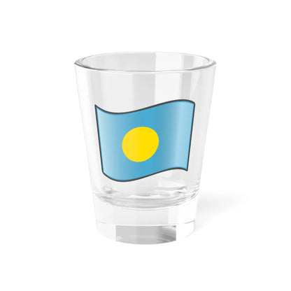 Nuvola Palau flag (Palau) Shot Glass 1.5oz 1.5oz - Go Mug Yourself