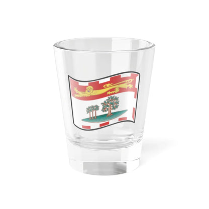 Nuvola PEI flag (Canada) Shot Glass 1.5oz 1.5oz - Go Mug Yourself