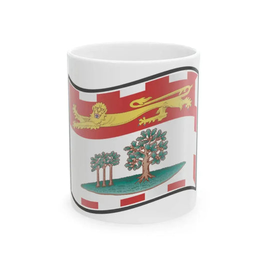 Nuvola PEI flag (Canada) White Coffee Mug 11oz - Go Mug Yourself