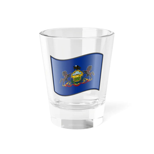 Nuvola Pennsylvania flag (United States) Shot Glass 1.5oz 1.5oz - Go Mug Yourself