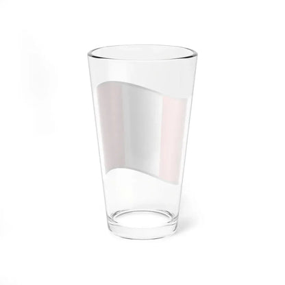 Nuvola Peru flag (Peru) Pint Glass 16oz - Go Mug Yourself