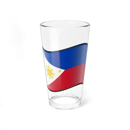Nuvola Philippines flag (Philippines) Pint Glass 16oz 16oz - Go Mug Yourself