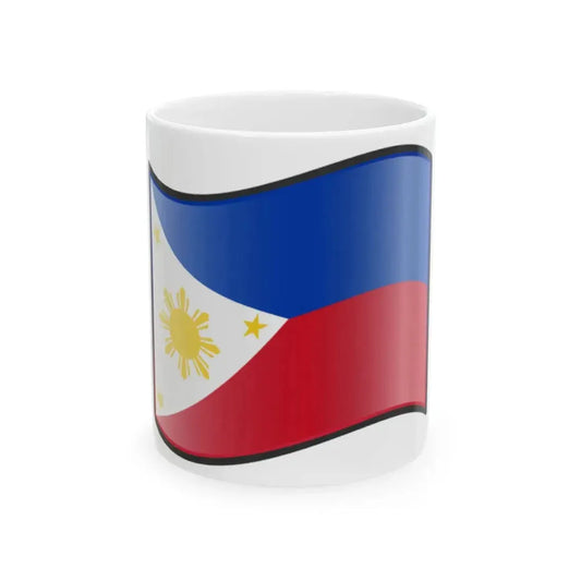 Nuvola Philippines flag (Philippines) White Coffee Mug 11oz - Go Mug Yourself