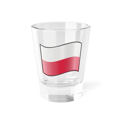Nuvola Polish flag (Poland) Shot Glass 1.5oz 1.5oz - Go Mug Yourself