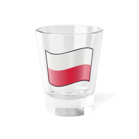 Nuvola Polish flag (Poland) Shot Glass 1.5oz 1.5oz - Go Mug Yourself