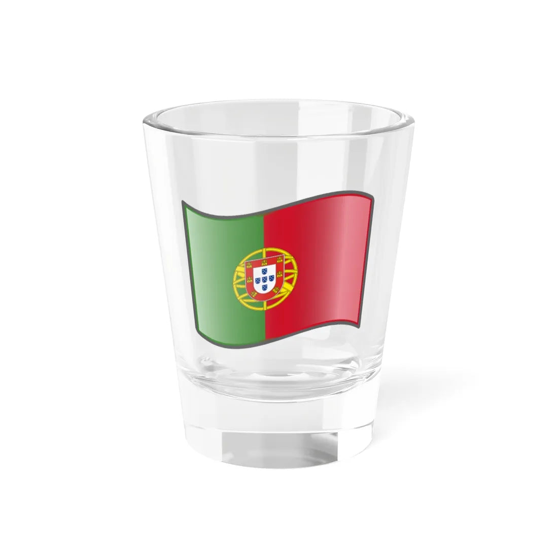 Nuvola Portuguese flag (Portugal) Shot Glass 1.5oz 1.5oz - Go Mug Yourself