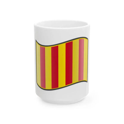 Nuvola Provence flag (France) White Coffee Mug 15oz - Go Mug Yourself