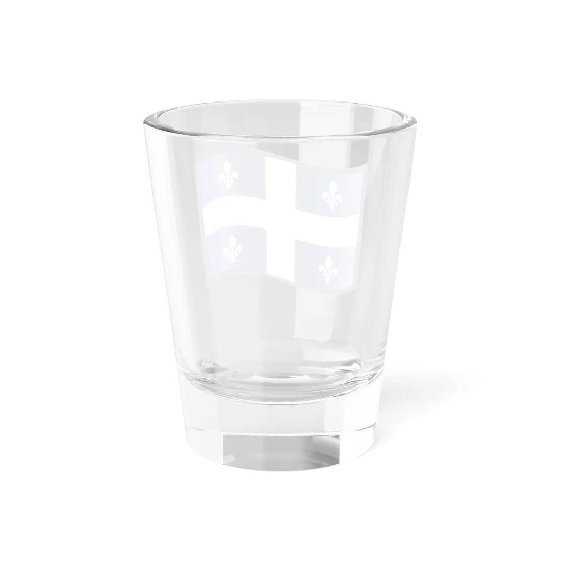Nuvola Quebec flag (Canada) Shot Glass 1.5oz - Go Mug Yourself