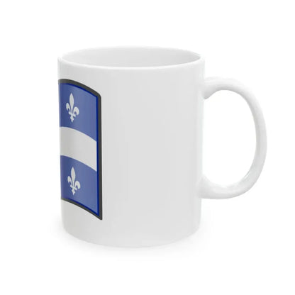 Nuvola Quebec flag (Canada) White Coffee Mug - Go Mug Yourself