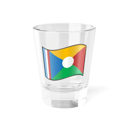 Nuvola Reunion ARF flag (France) Shot Glass 1.5oz 1.5oz - Go Mug Yourself