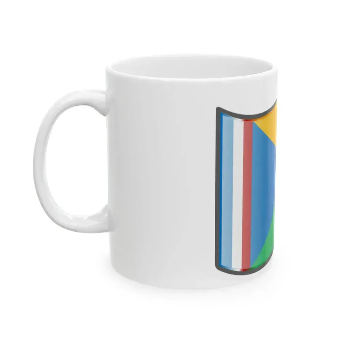 Nuvola Reunion ARF flag (France) White Coffee Mug - Go Mug Yourself