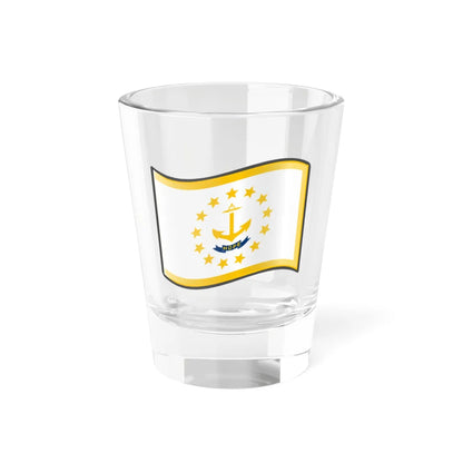 Nuvola Rhode Island flag (United States) Shot Glass 1.5oz - Go Mug Yourself