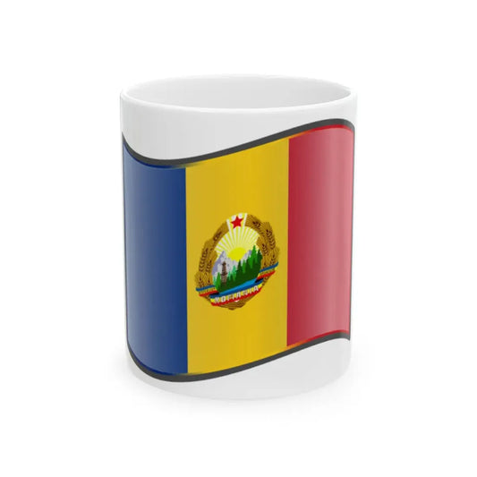 Nuvola Romanian flag 1965 (Oman) White Coffee Mug 11oz - Go Mug Yourself