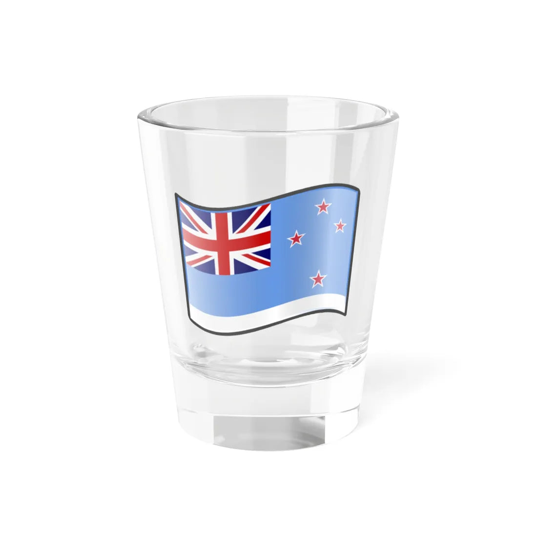Nuvola Ross flag (New Zealand) Shot Glass 1.5oz 1.5oz - Go Mug Yourself