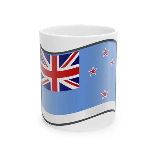 Nuvola Ross flag (New Zealand) White Coffee Mug 11oz - Go Mug Yourself