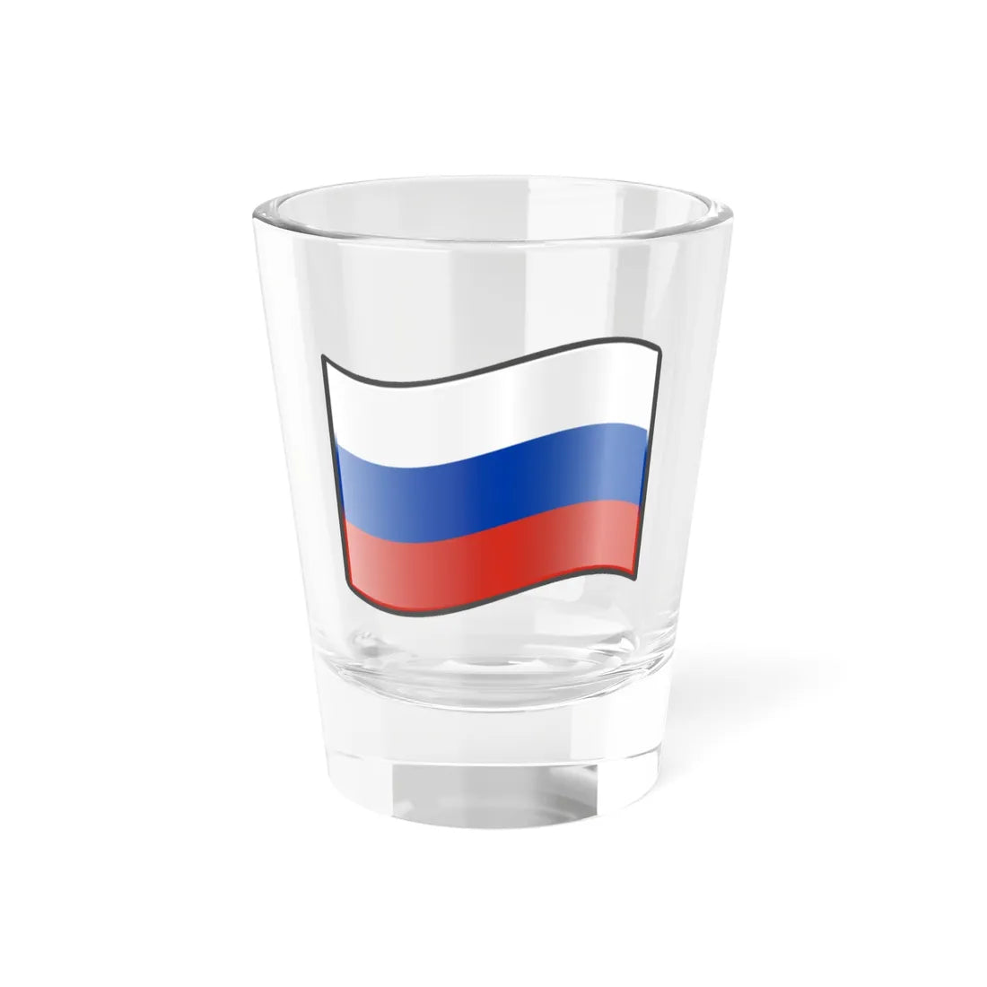 Nuvola Russian flag (Russia) Shot Glass 1.5oz 1.5oz - Go Mug Yourself